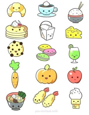 How to Draw Cute Food: A Whimsical Journey into Edible Art