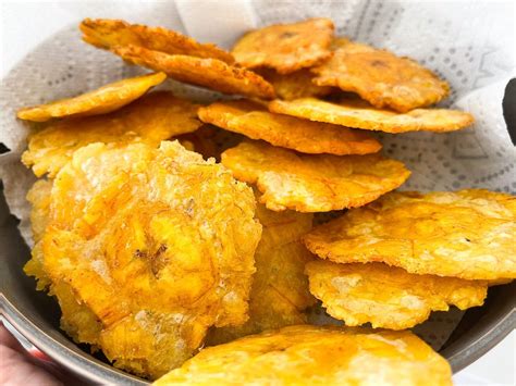 Patacones are made from a food that's mashed up into a what? And why do they taste like a tropical vacation gone rogue?